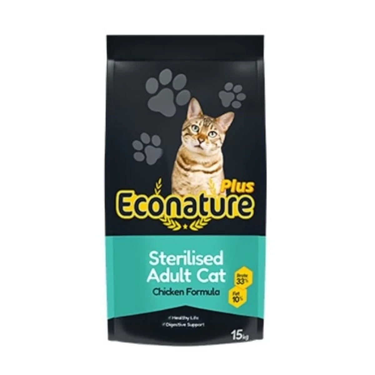 Econature Plus Tavuklu Kısırlaştırılmış Yetişkin Kedi Maması 15 Kg