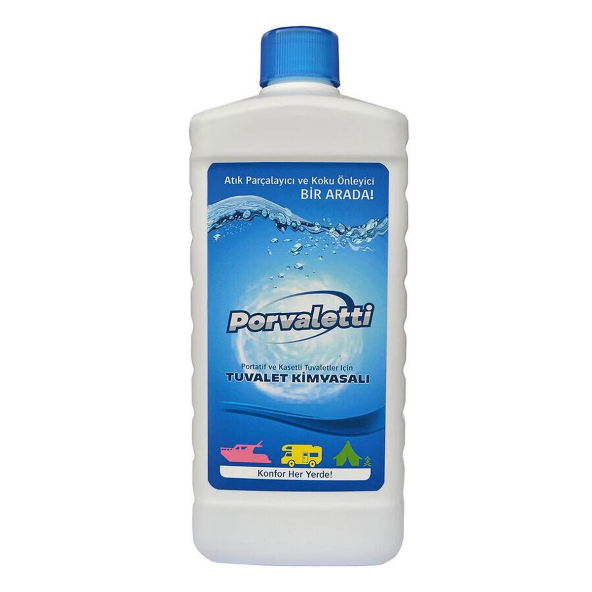 Porvaletti Karavan Ve Tekne Portatif Tuvalet Kimyasalı 1lt