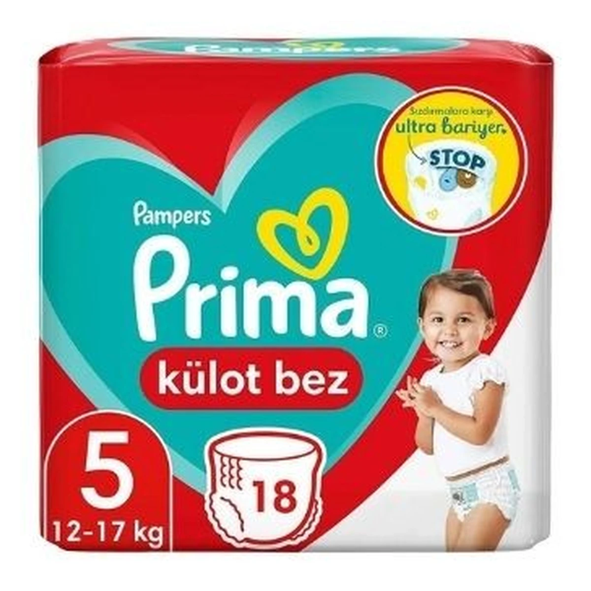 Prima Bebek Bezi Külot Beden 5 Junior 18'li