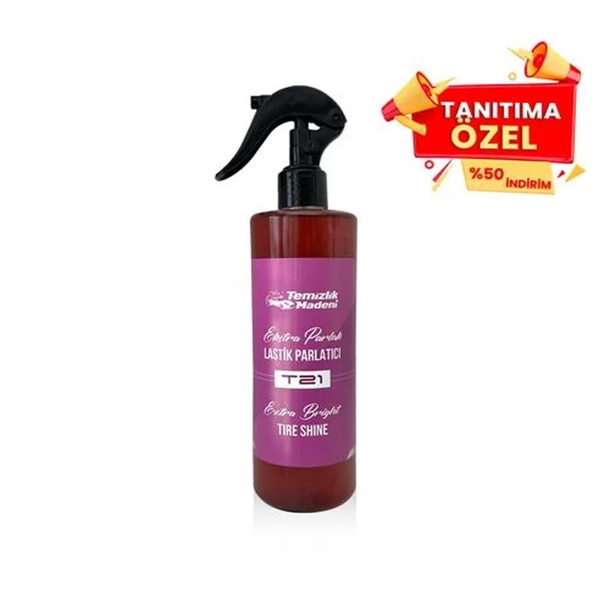Temizlik Madeni Ekstra Parlak Lastik Parlatıcı T21 - 400 Ml