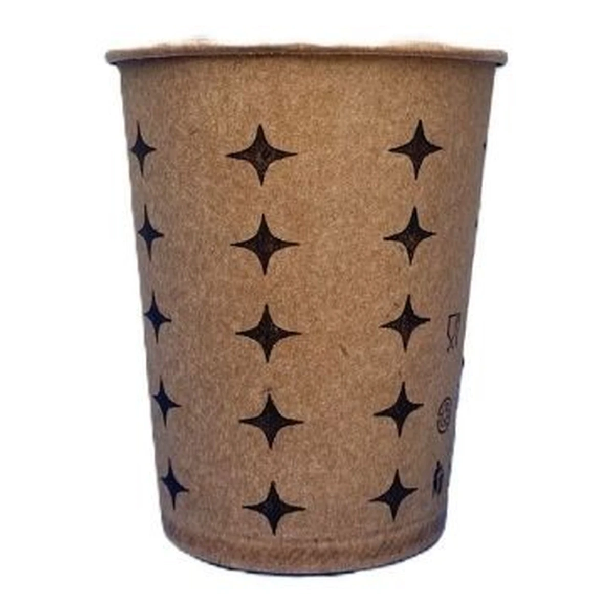 Only My Cup Desenli Kraft 7 Oz Karton Bardak 50'li Paket