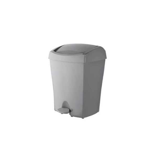 Titiz Star Çöp Kovası 10 L Pastel Gri Tp-722