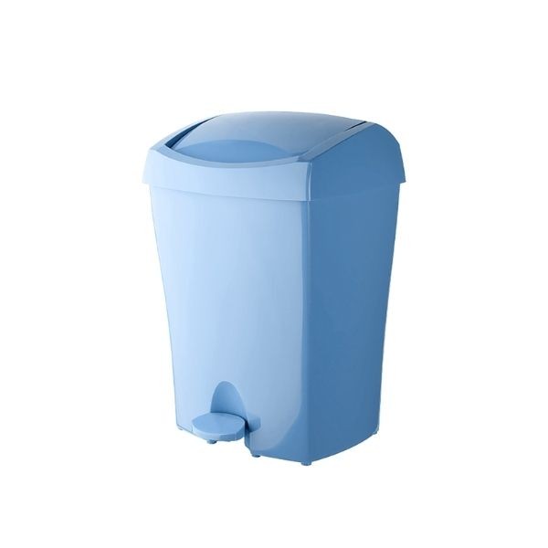 Titiz Star Çöp Kovası 10 L Pastel Mavi Tp-723