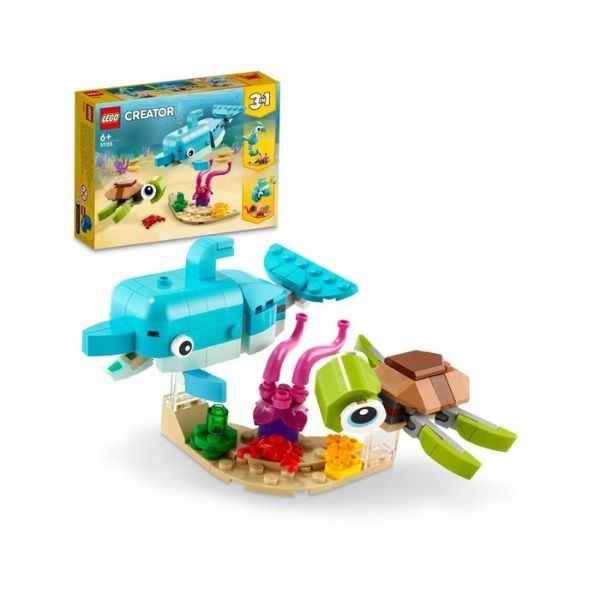 Lego Creator 3'ü 1 Arada Yunus Ve Kaplumbağa 31128