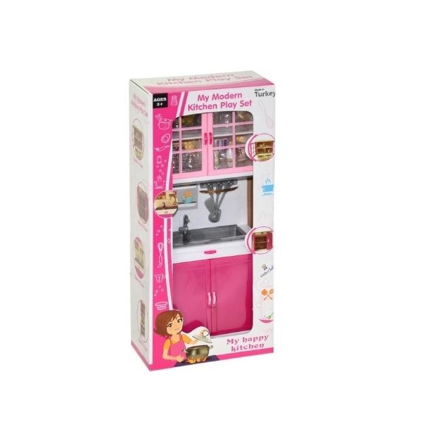 Oydaş - Oyuncak Lavabo Mutfak Tezgahı Ve Dolabı 34 Cm
