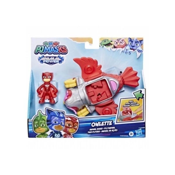 Pijamaskeliler Animal Power Figür Ve Hayvan Sürücüsü F5204-f5340 Owlette