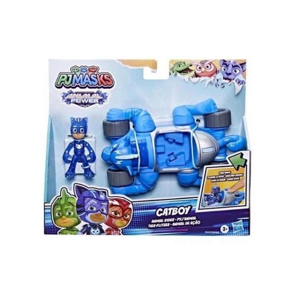 Pijamaskeliler Animal Power Figür Ve Hayvan Sürücüsü F5204-f5341 Catboy