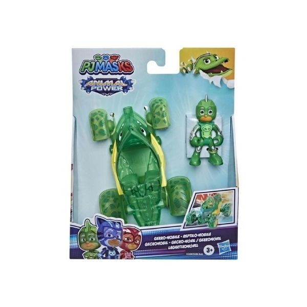 Pjmasks Animal Power Araç Ve Figür F5203-f5339 Gekko-mobile (yeşil)