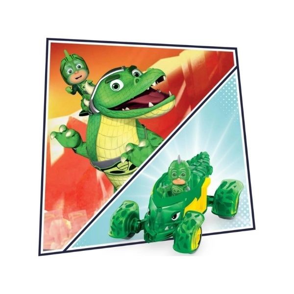 Pjmasks Animal Power Araç Ve Figür F5203-f5339 Gekko-mobile (yeşil)