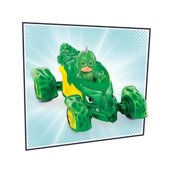 Pjmasks Animal Power Araç Ve Figür F5203-f5339 Gekko-mobile (yeşil)