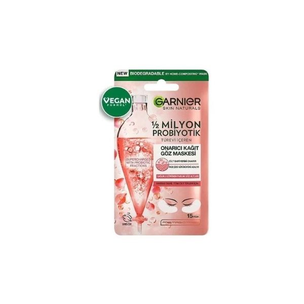 Garnier 1/2 Milyon Probiyotik Türevi Içeren Onarıcı Kağıt Göz Maskesi  6 Gr