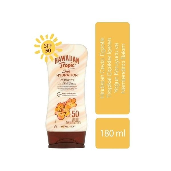Hawaiian Tropic Silk Hydration Spf 50 Güneş Koruyucu Losyon 180 Ml