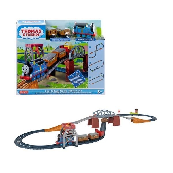Thomas & Friends Thomas Ve Arkadaşları 3'ü 1 Arada Kargo Macerası Oyun Seti Hgx64