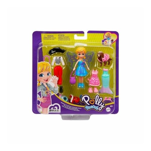 Polly Pocket Ve Hayvan Dostu Kostüm Giyiyor Oyun Seti
