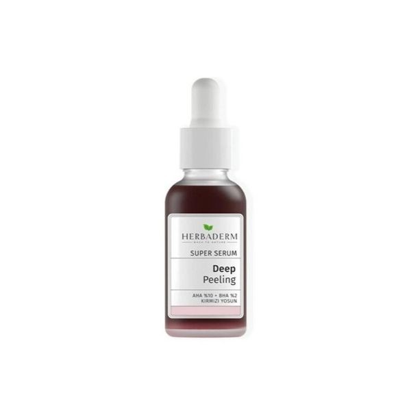 Herbaderm Süper Serum Deep Kırmızı Peeling 30 Ml