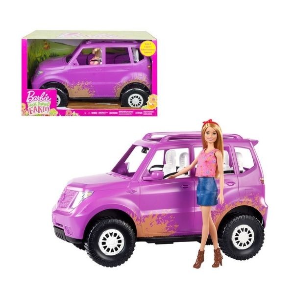 Barbie Bebek Ve Suv Aracı Ght18