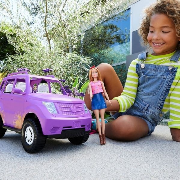 Barbie Bebek Ve Suv Aracı Ght18