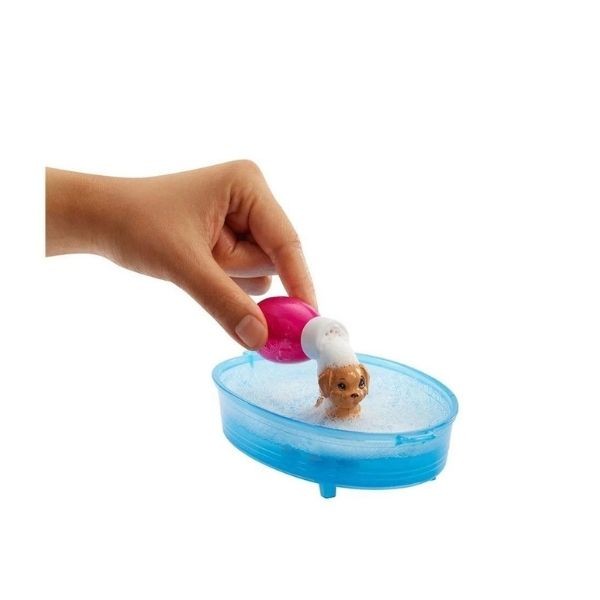 Barbie Ve Köpekleri Banyo Keyfinde Oyun Seti Gdj37
