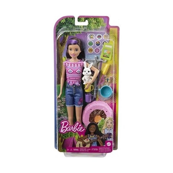 Barbie'nin Kız Kardeşleri Kampa Gidiyor Oyun Seti Hdf69-hdf71 Kumral