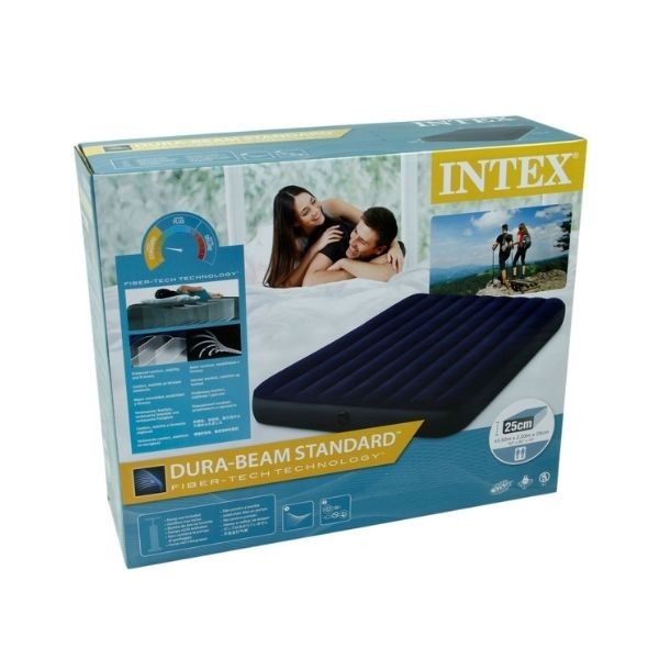 Intex 64759 Çift Kişilik Şişme Yatak Klasik Dura-beam 152x203x25 Cm