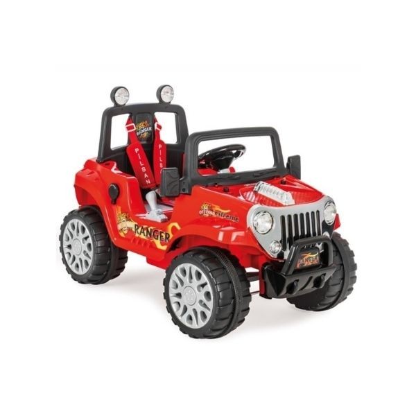 Pilsan Ranger Akülü Jeep 12 Volt Kumandali Kırmızı