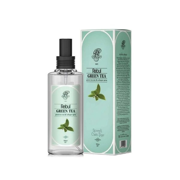 Rebul Green Tea Spreyli Cam Şişe Kolonya 100 Ml