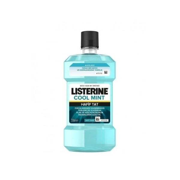 Listerine Cool Mint Ağız Bakım Suyu Hafif Tat 250 Ml