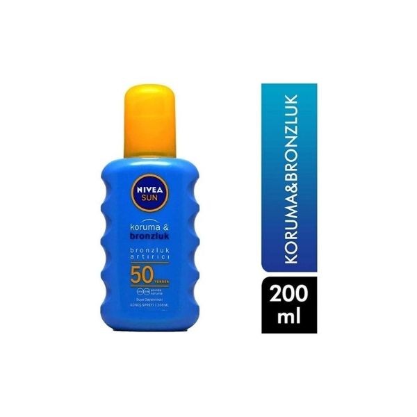 Nivea Sun Protect Bronz Güneş Spreyi Spf 50 Faktör 200 Ml
