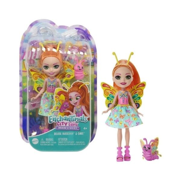 Enchantimals Popüler Karakter Bebekler Butterfly Ve Dart Doll Fnh22-hkn12