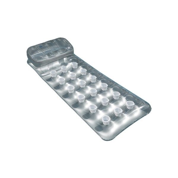 Intex 58894 Solar Yastıklı Gümüş Bardaklı Yatak 188x71 Cm