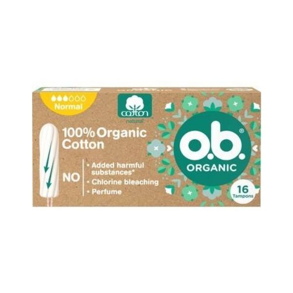 O.b. Organic Normal Tampon 16'lı Paket