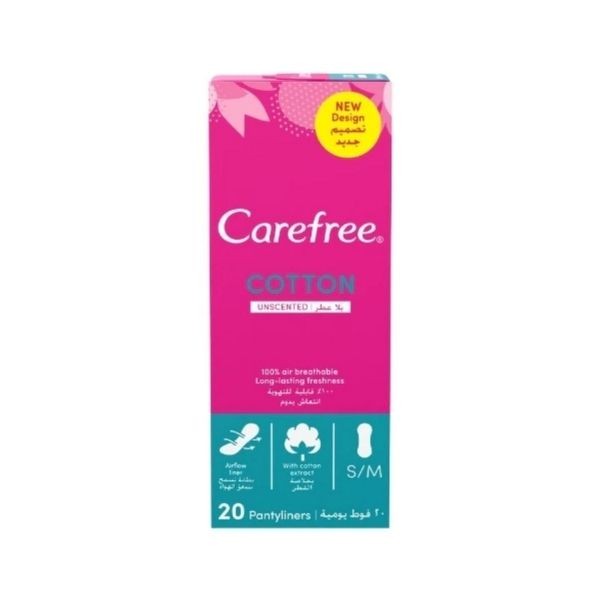 Carefree Cotton Feel Normal Günlük Ped 20'li