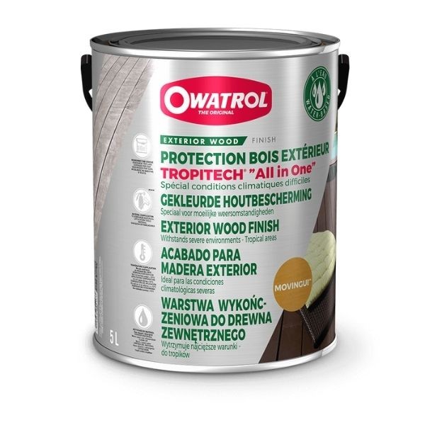 Owatrol Tropitech All In One Su Bazlı Ahşap Kaplama Movınguı 20 Lt