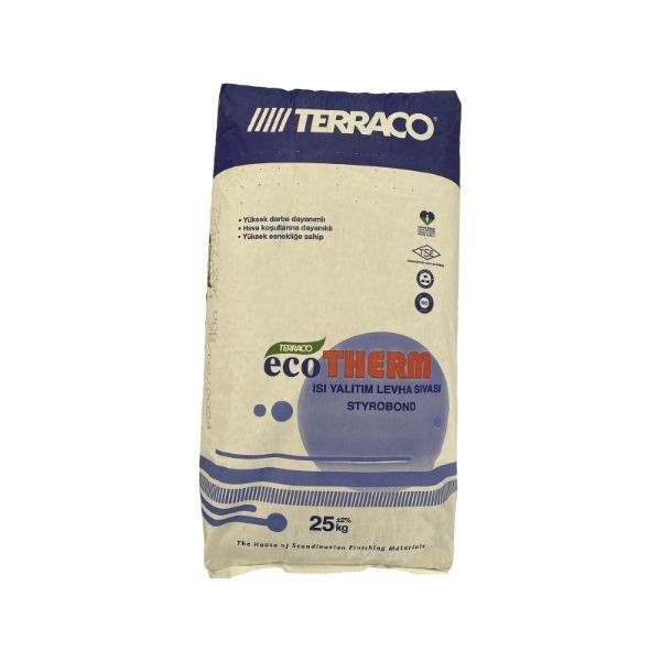 Terraco Ecotherm Styrobond Levha Sıvası 25 Kg