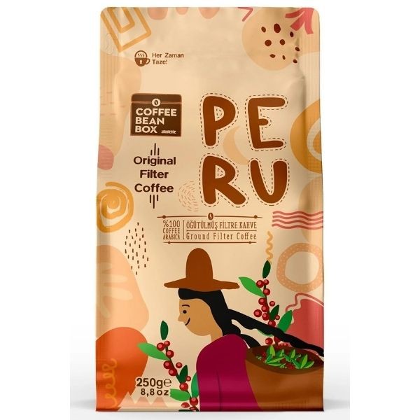 Coffee Bean Box Peru Original Filtre Kahve 250 Gr