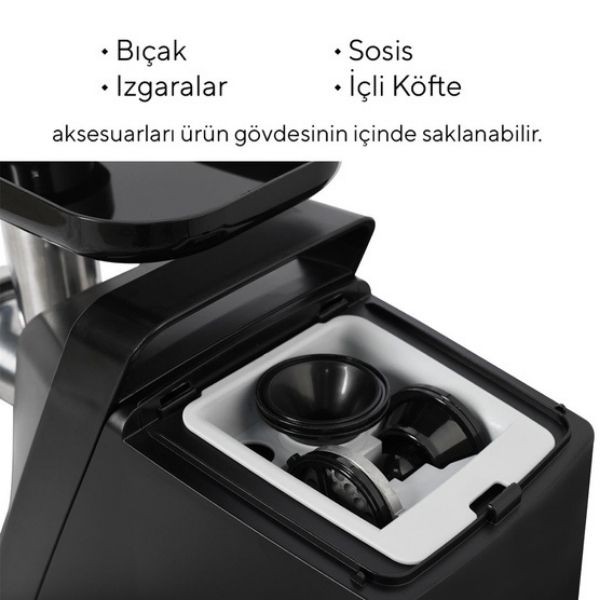 Kumtel Siyah Et Kıyma Makinesi HMG-01