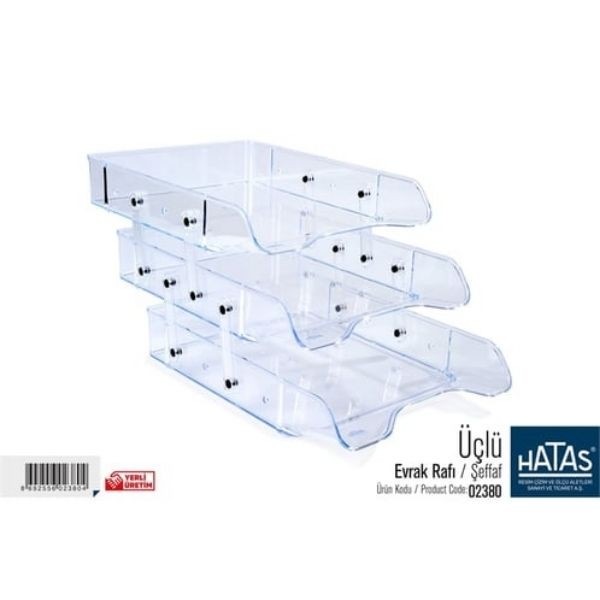 Hatas Evrak Rafı 3'lü