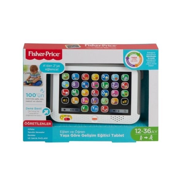 Fisher-Price® Yaşa Göre Gelişim Eğitici Tablet /Türkçe /Eğlen ve Öğren CLK64