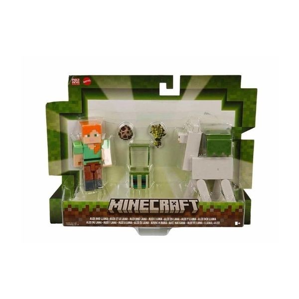 Minecraft Figürler 2'li Paket GTT53-HLB30 Alex ve Lama