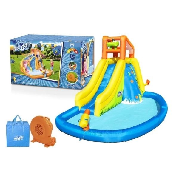 Bestway 53345 Aqua Park Şişme Oyun Parkuru Kaydıraklı 435 × 286 × 267 cm