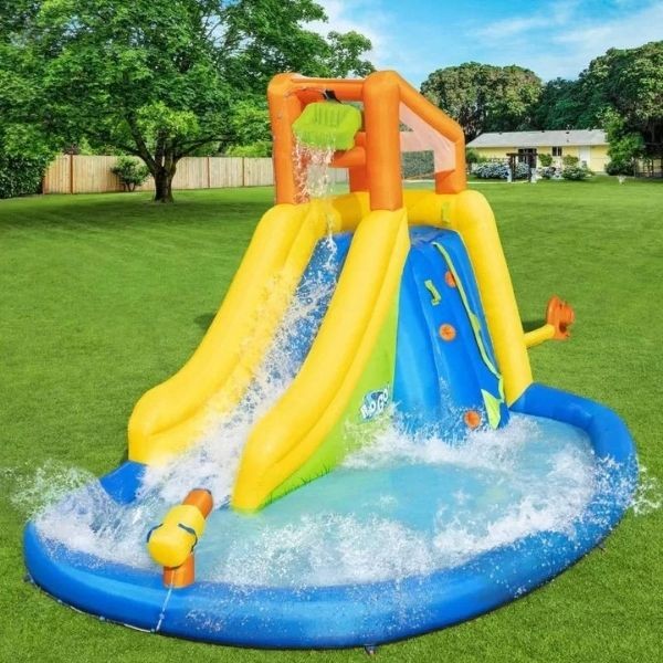 Bestway 53345 Aqua Park Şişme Oyun Parkuru Kaydıraklı 435 × 286 × 267 cm