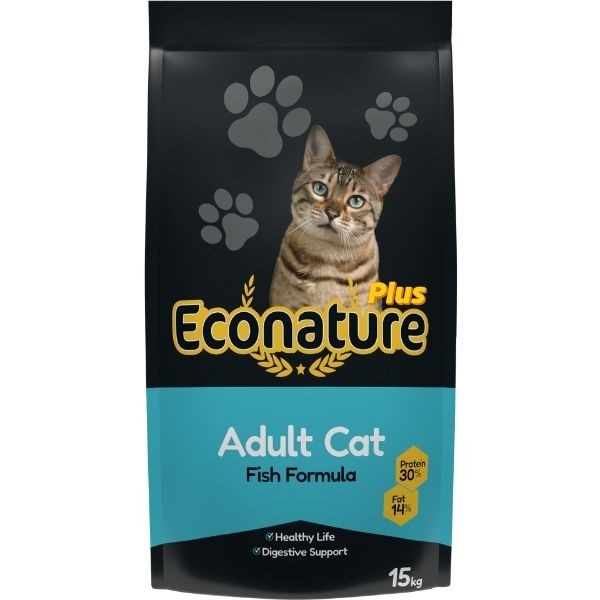 Econature Balıklı Yetişkin Kedi Maması 15 Kg