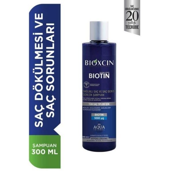 Bioxcin Biotin Şampuan 300 ml Tüm Saç Tipleri