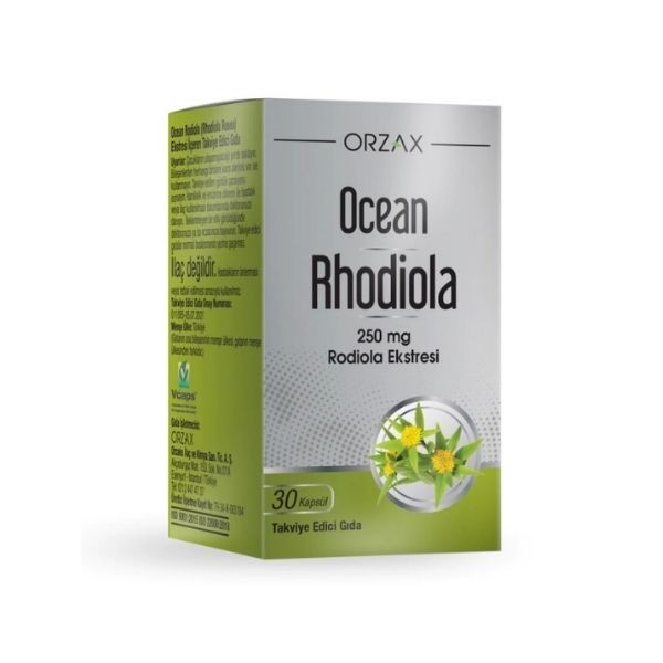 Orzax Ocean Rhodiola 250 Mg 30 Kapsül