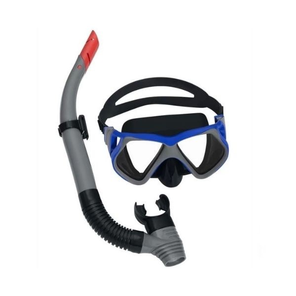 Bestway 24069 Silikon ve Temperli Cam Maske Şnorkel Seti 6