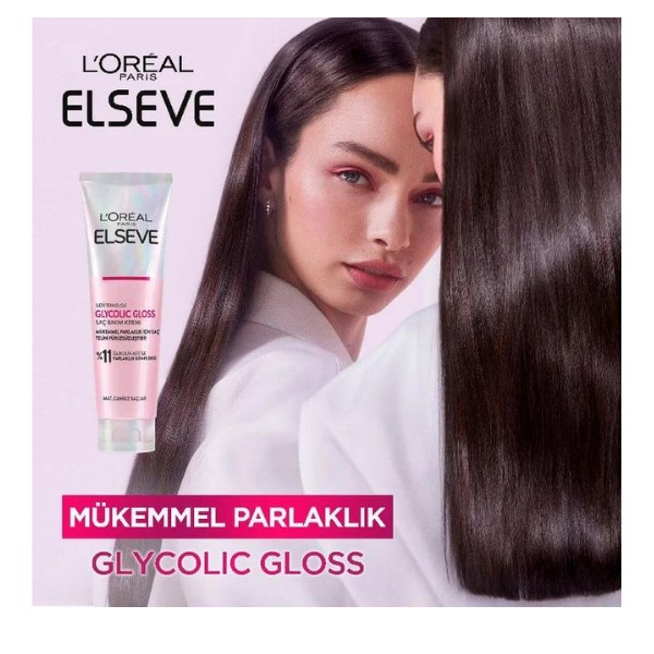 Elseve Saç Kremi Glycolic Gloss 150 Ml