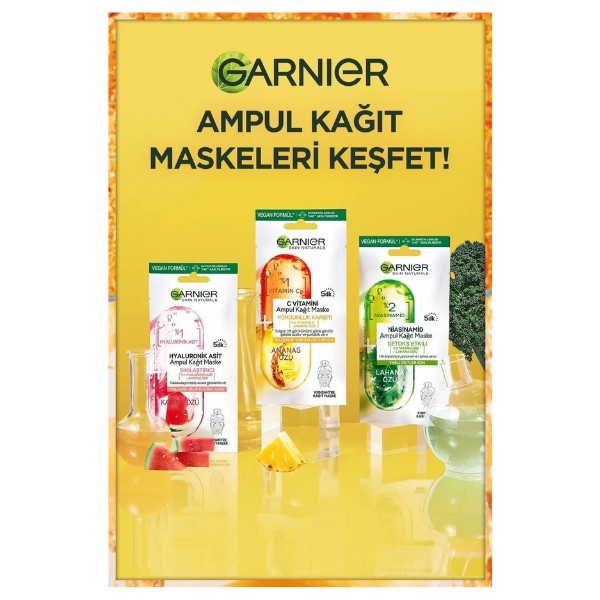 Garnier C Vitamini Ampul Kağıt Maske