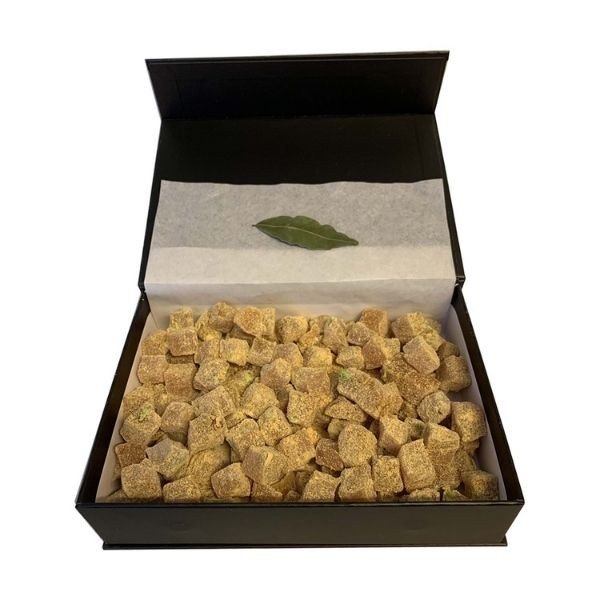 Bodrum Yadigarı Şeker İlavesiz Mandalin Küpleri Antep Fıstıklı 750 Gr