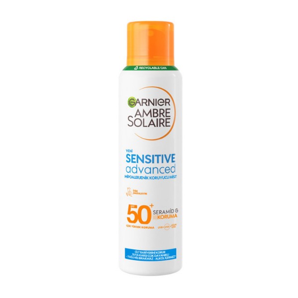 Garnier Ambre Solaire Sensitive Advanced SPF 50+ Mist - Güneş Spreyi 150ml