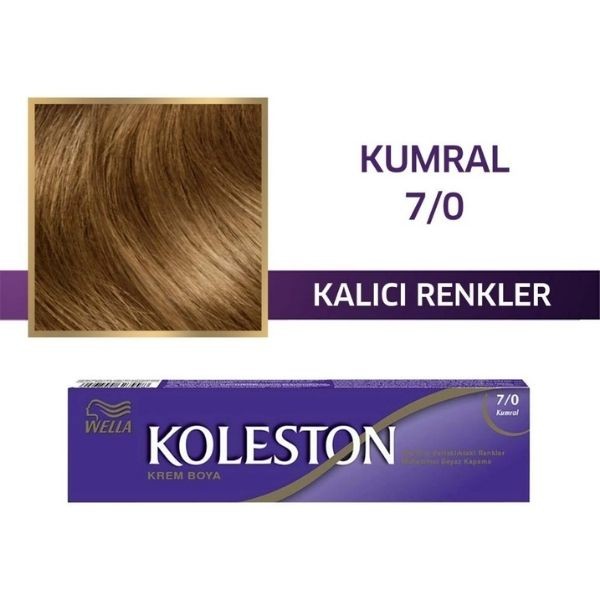 Koleston Tüp Krem Saç Boyası 7/0 Kumral